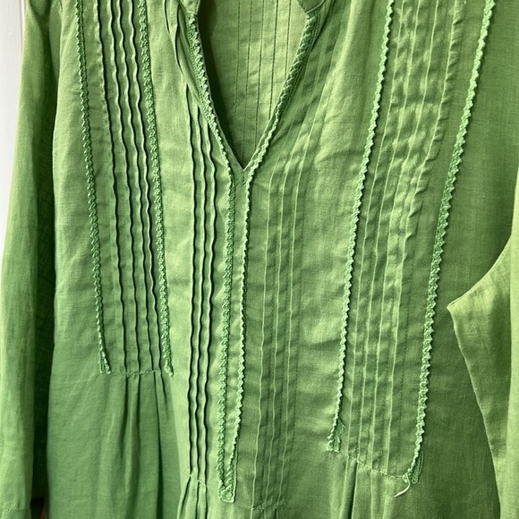 J. Jill Linen Long Pleated Tunic - Picture 5 of 8
